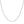 14k White Gold Solid Figaro Chain (1.90 mm)