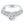 14k White Gold Shared Prong Diamond Engagement Ring