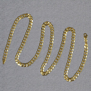 10k Yellow Gold Curb Chain (4.70 mm)
