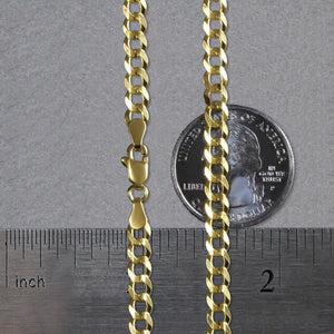 10k Yellow Gold Curb Chain (4.70 mm)