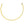 14K Yellow Gold And Silver Reversible Omega Chain Necklace (4.00 mm)