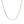 10k White Gold Gourmette Chain 1.0mm (1.00 mm)