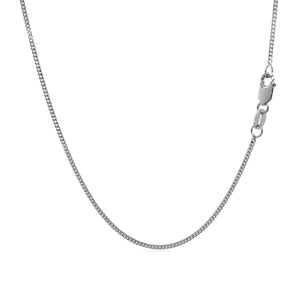 10k White Gold Gourmette Chain 1.0mm (1.00 mm)