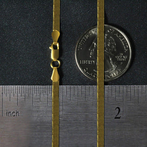 14k Yellow Gold Super Flex Herringbone Chain (2.80 mm)