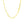 Sterling Silver Gold Plated Paperclip Chain (2.50 mm)