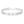 Sterling Silver Rhodium Plated Railroad Chain ID Bracelet