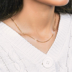 10k Yellow Gold Classic Box Chain (0.94 mm)