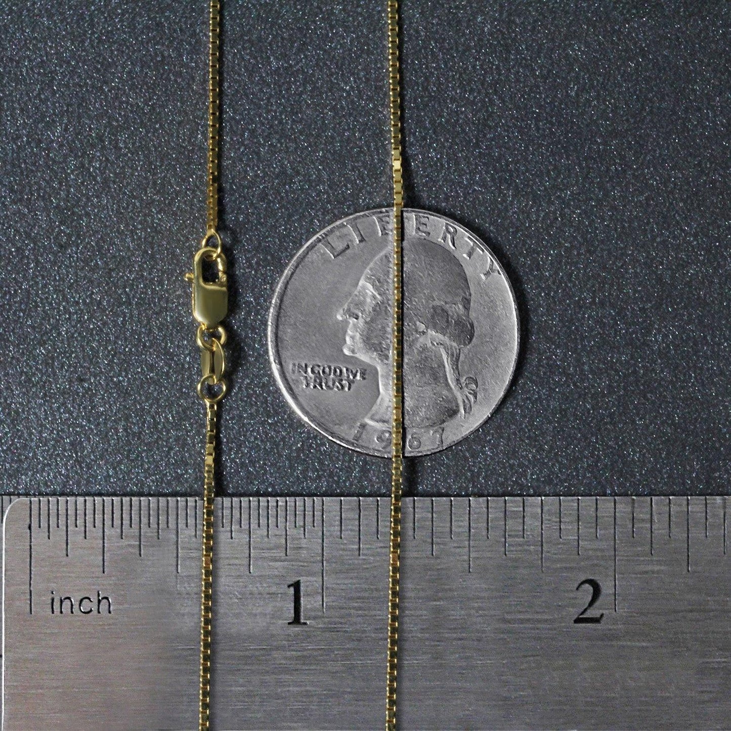 10k Yellow Gold Classic Box Chain (0.94 mm)