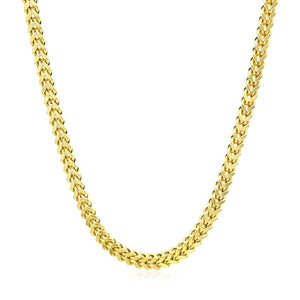 14K Yellow Gold Square Franco Chain (5.30 mm)