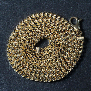 14K Yellow Gold Square Franco Chain (5.30 mm)