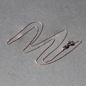 14k Rose Gold Diamond Cut Round Wheat Chain (0.70 mm)