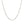 14k White Gold Singapore Chain (1.30 mm)