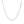 14k White Gold Singapore Chain (1.30 mm)
