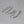 14k White Gold Singapore Chain (1.30 mm)