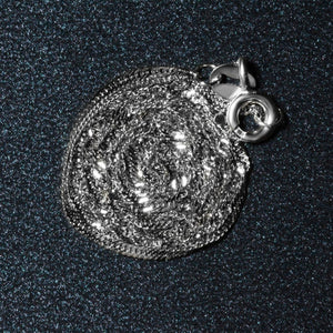 14k White Gold Singapore Chain (1.30 mm)