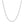 14k White Gold Pendant Chain with Textured Links (2.30 mm)