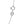 14k White Gold Cable Link Chain (0.50 mm)