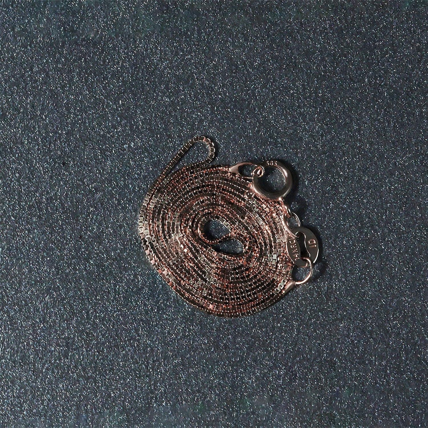 14k Rose Gold Classic Box Chain 0.60 mm