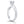 14k White Gold Solitaire Cathedral Engagement Ring