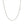 18k White Gold Round Wheat Chain (1.20 mm)