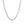 Sterling Silver Rhodium Plated Chain Bracelet with a Flat Heart Motif Station