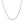 14k Rose Gold Diamond Cut Round Wheat Chain (1.20 mm)