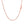 14k Rose Gold Diamond Cut Round Wheat Chain (1.20 mm)