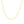 14k Yellow Gold Adjustable Cable Chain (1.10 mm)