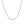 18k White Gold Round Wheat Chain (1.40 mm)