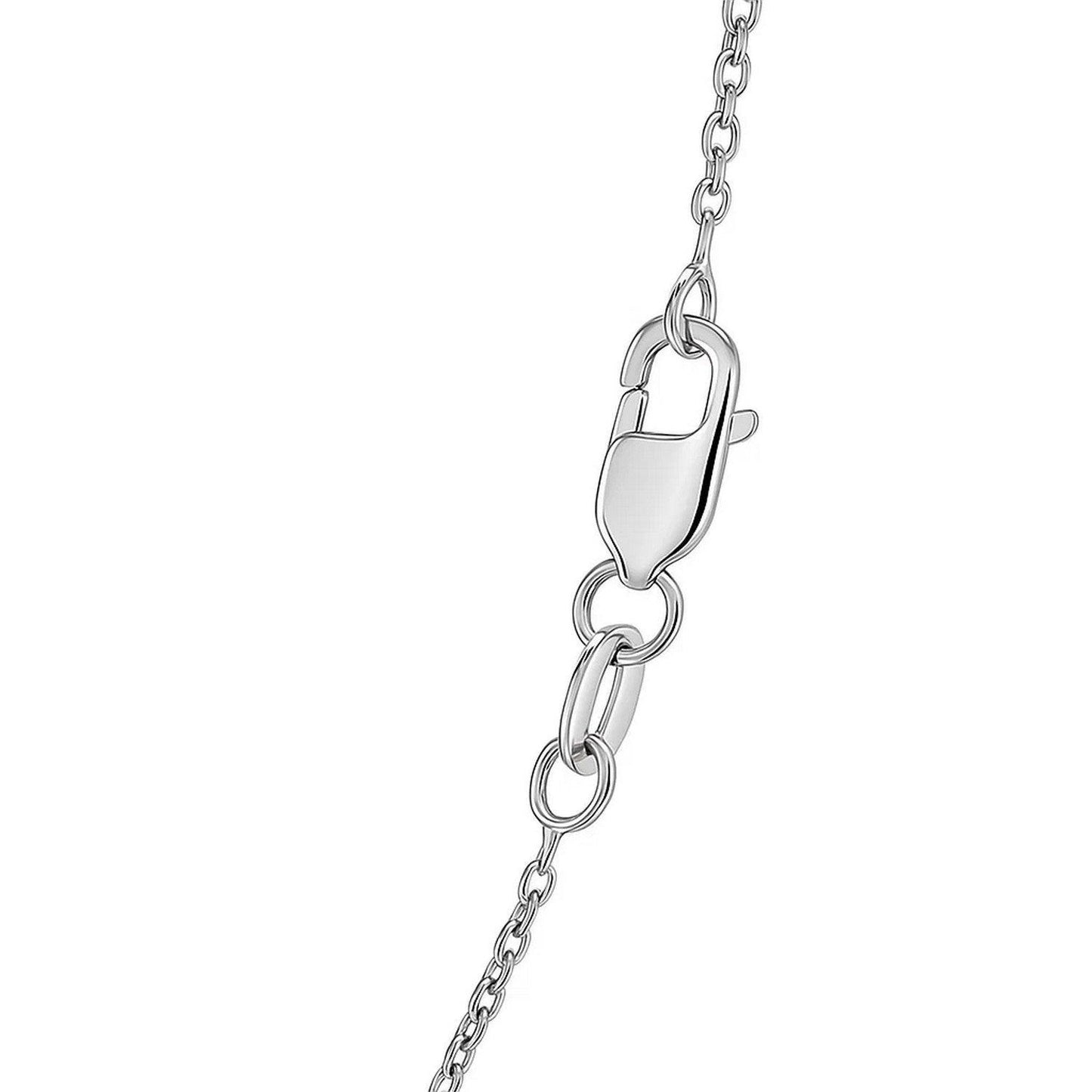 14k White Gold Diamond Cut Cable Link Chain (1.10 mm)