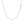 14k White Gold Diamond Cut Round Wheat Chain (0.60 mm)