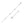 14k White Gold Anklet with Round White Cubic Zirconia