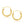 10k Yellow Gold Fancy Hoop Earrings