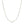 14k White Gold Diamond-Cut Alternating Bead Chain (1.30 mm)