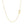 14k Yellow Gold Faceted Cable Link Chain (1.2 mm)