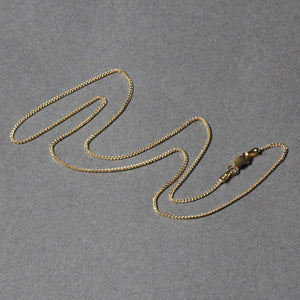 14k Yellow Gold Diamond Cut Round Wheat Chain (1.00 mm)