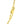 14k Yellow Gold Diamond Cut Cable Link Chain (1.30 mm)