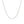 10k White Gold Singapore Chain  (1.10 mm)