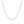 Sterling Silver Rhodium Plated Octagonal Snake Chain (1.10 mm)