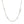 Sterling Silver Rhodium Plated Octagonal Snake Chain (1.10 mm)