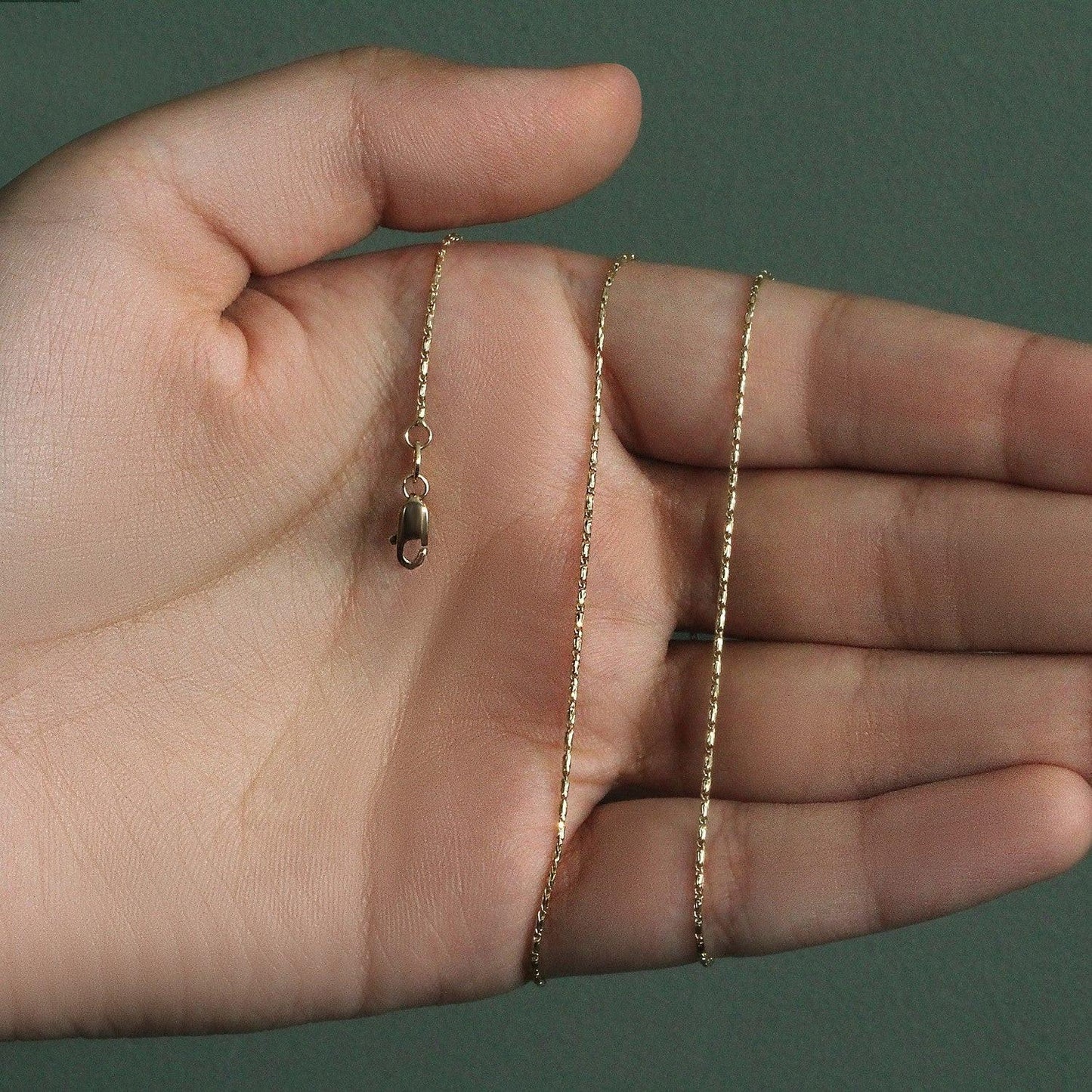 14k Yellow Gold Lumina Pendant Chain (0.90 mm)