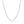 14k White Gold Diamond Cut Cable Link Chain (1.30 mm)