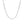 14k White Gold Gourmette Chain (1.40 mm)