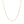 14k Yellow Gold Solid Figaro Chain (1.30 mm)