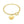 Toggle Bracelet with Heart Charm in 14k Yellow Gold (4.80 mm)