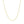 14k Yellow Gold Singapore Style Adjustable Chain (1.40 mm)