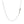 Sterling Silver Rhodium Plated Cable Chain (0.80 mm)