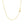 14k Yellow Gold Diamond Cut Round Wheat Chain (0.60 mm)