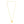 Sterling Silver Gold Plated Large Puffed Heart Long Necklace