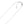 14k White Gold Adjustable Snake Chain (0.80 mm)